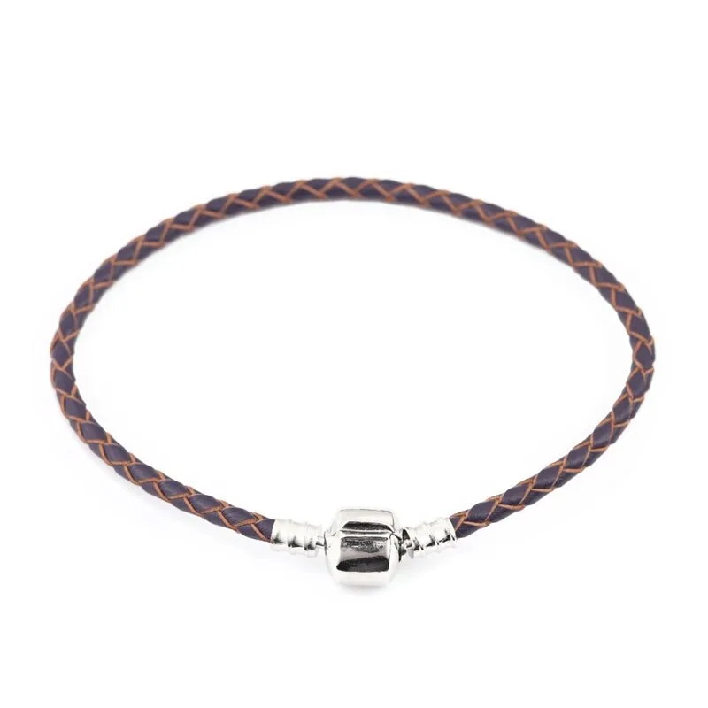 12 Colors 16-20cm Leather Charm Bracelet For Women
