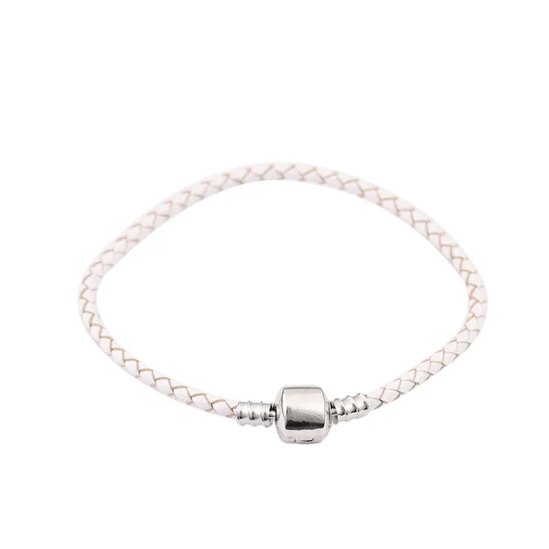 12 Colors 16-20cm Leather Charm Bracelet For Women