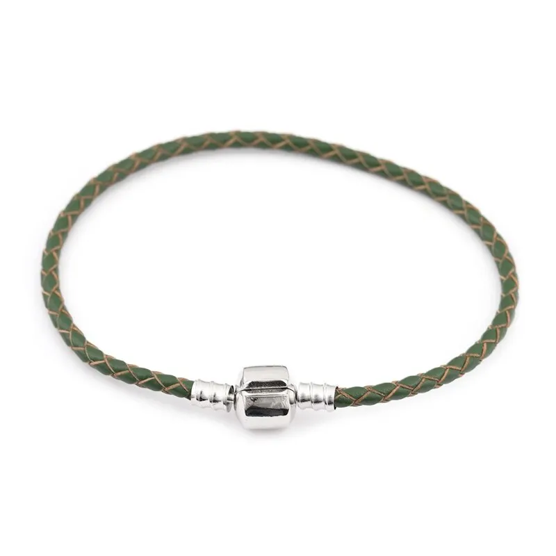 12 Colors 16-20cm Leather Charm Bracelet For Women