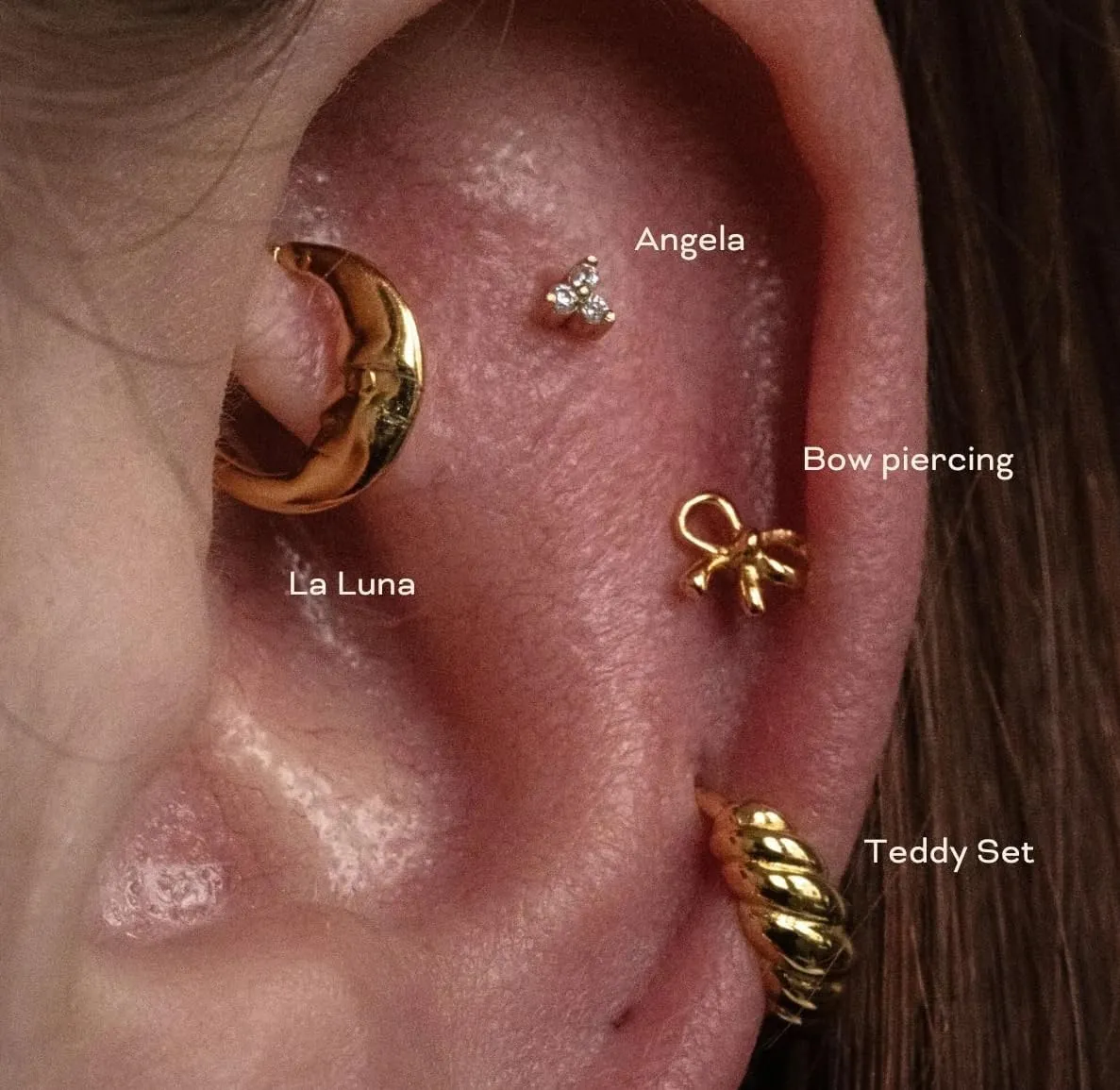 20G/18G/16G Titanium Flat Back Earrings, Threadless Nose Stud Tiny Stud Earrings, Cartilage Tragus Piercing Jewelry Conch Helix Stud