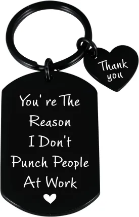 Administrative Professional Day Gifts Administrative Assistant Gifts The Office Thank You Gift for Women Boss Keychain for Women Men Retirement Gift for Woman Man Best Friend Keychain for Men