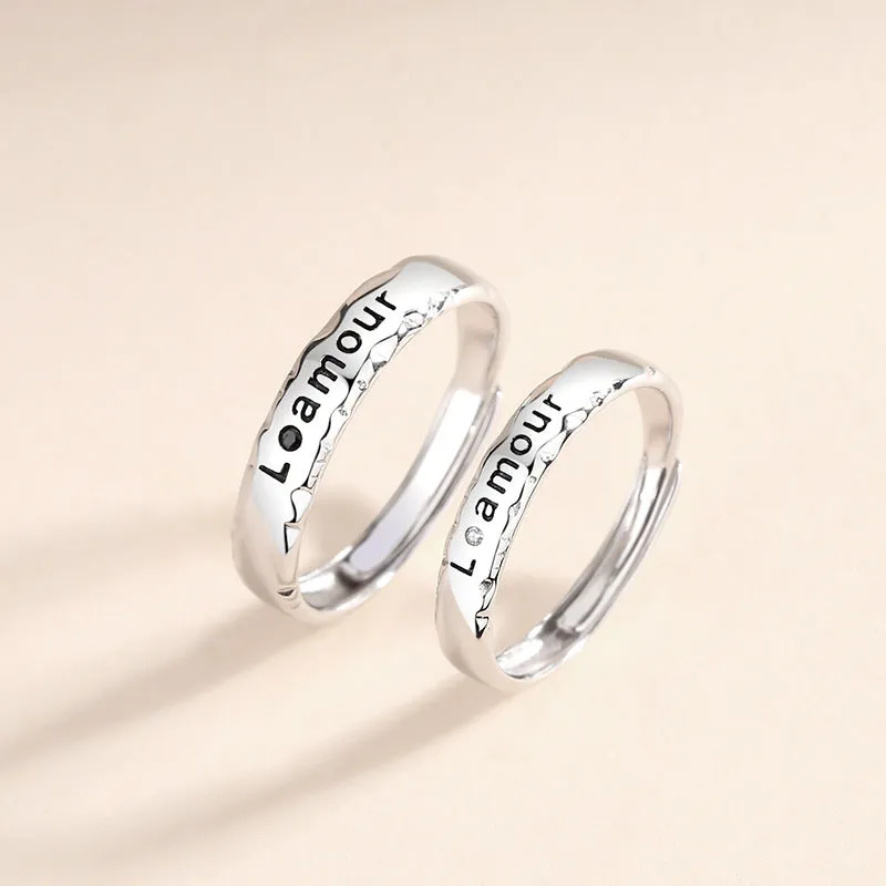 Amour Matching Wedding Rings Set for Two