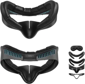 AMVR for Quest 3S Facial Interface Face Pad Cover Compatible with Meta/Oculus Quest 3S Accessories, Comfort PU and Ice Silk Cotton Cushion,Not Fit Quest 3 (Standard Version)