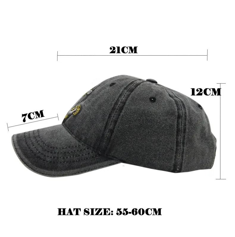 Anchor Embroidered Baseball Caps