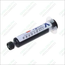 Black Mechanic Uv Curable 10cc Solder Mask Ink Pcb Fixing Repairing Welding Oil Paint Prevent Corrosive Arcing