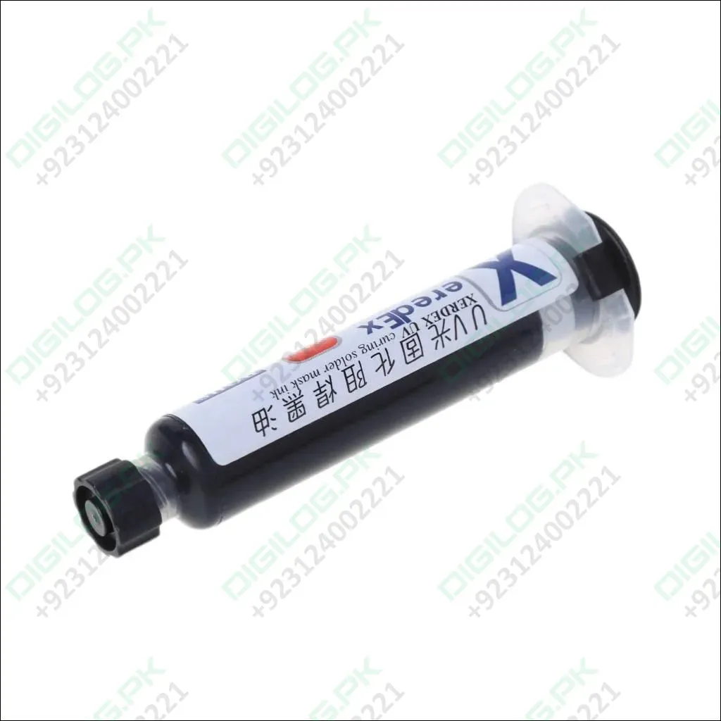 Black Mechanic Uv Curable 10cc Solder Mask Ink Pcb Fixing Repairing Welding Oil Paint Prevent Corrosive Arcing