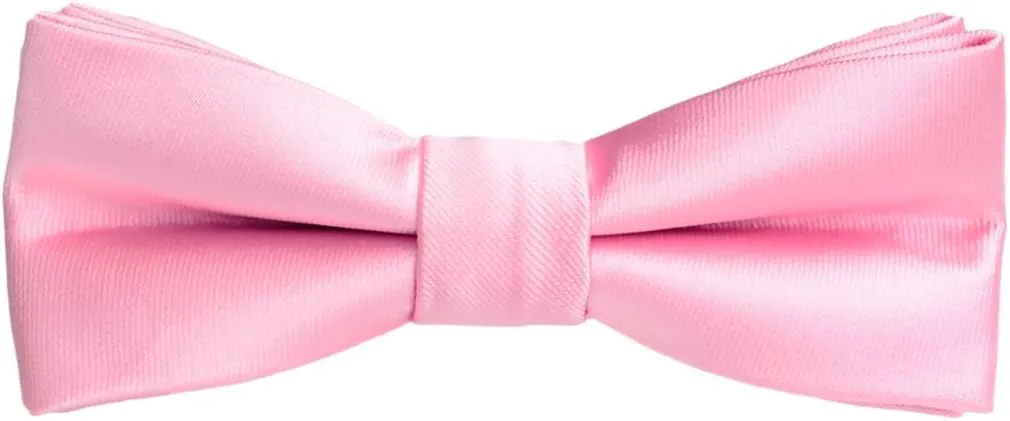 Black n Bianco Boys' Satin Modern Bow Tie Pre-Tied