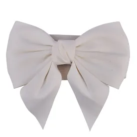 Bow Big Belt White