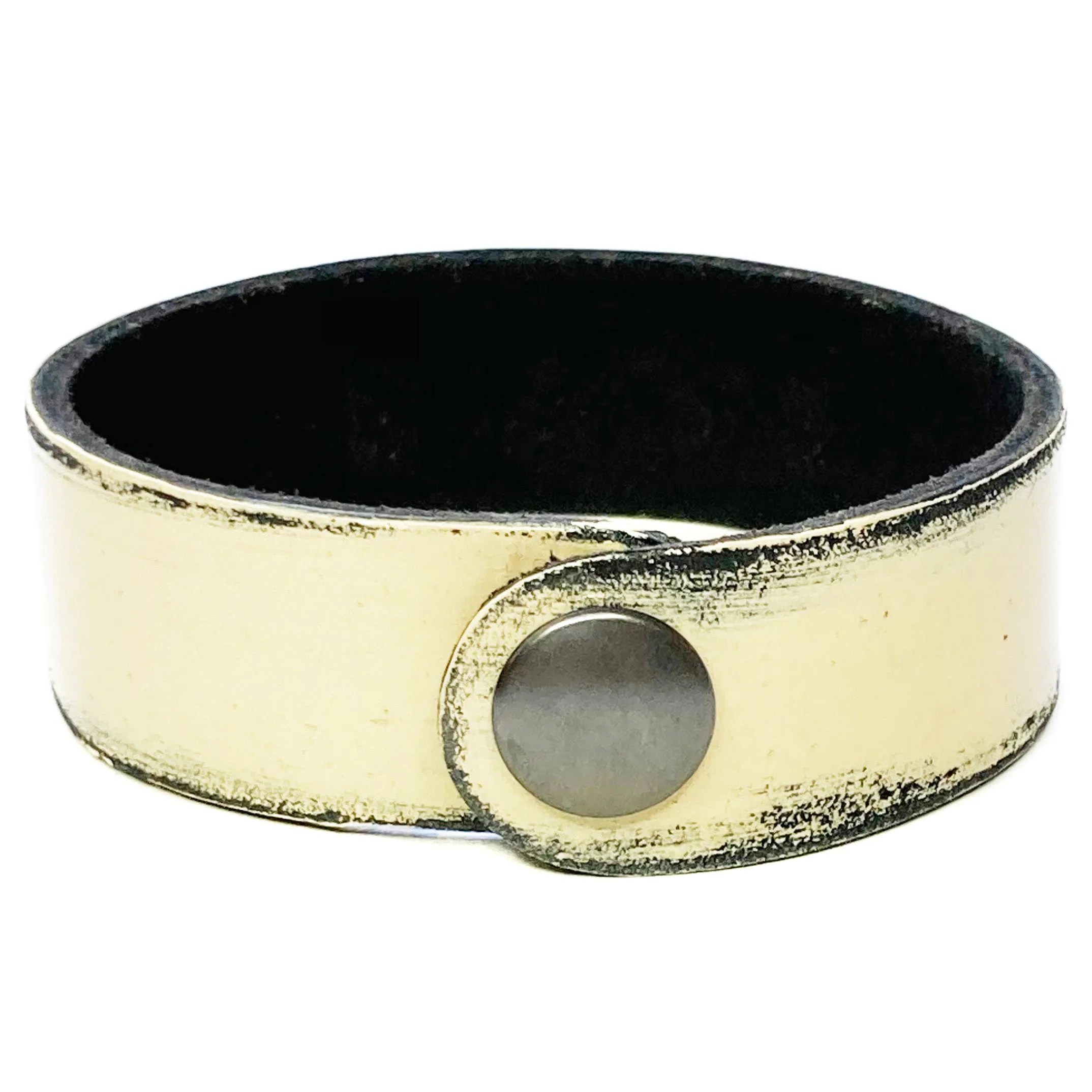 BRAVERY Stamped Bracelet- Off White