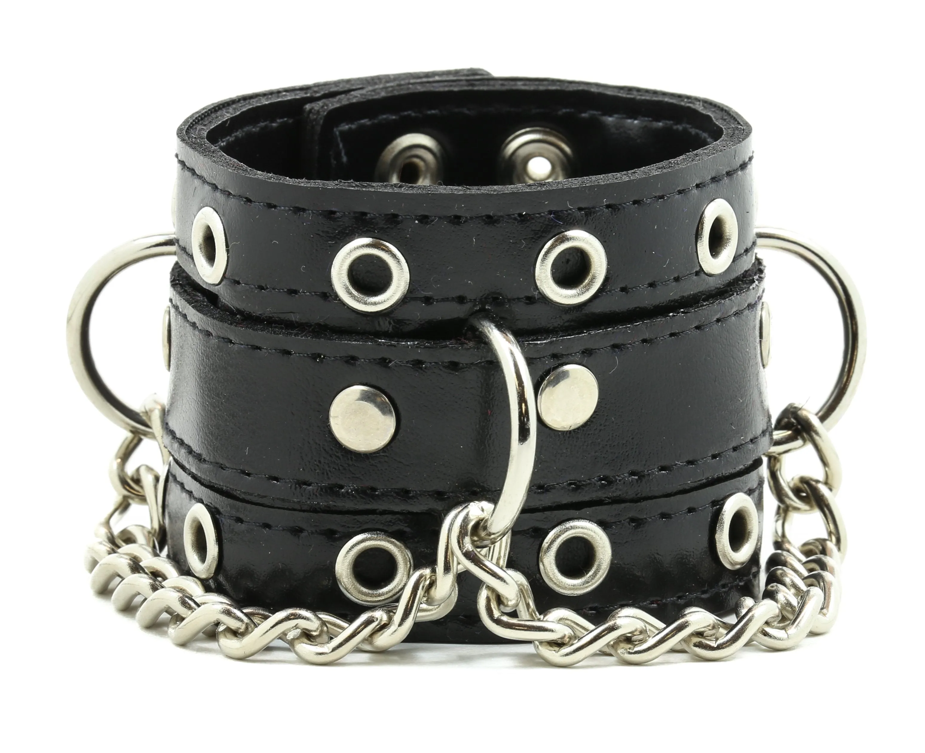 Chain Bondage Wide Bracelet