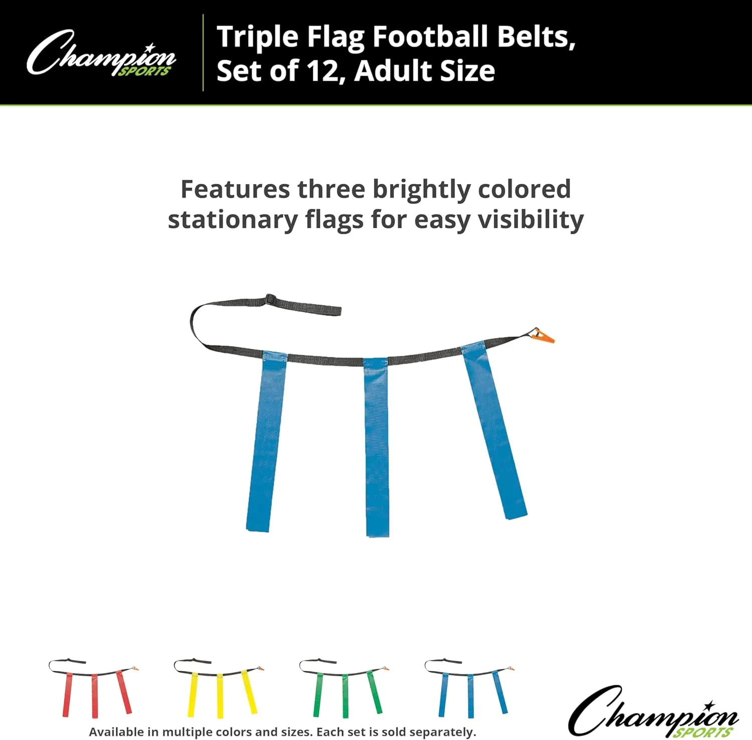 Champion Sports unisex-adult Flag Football Set