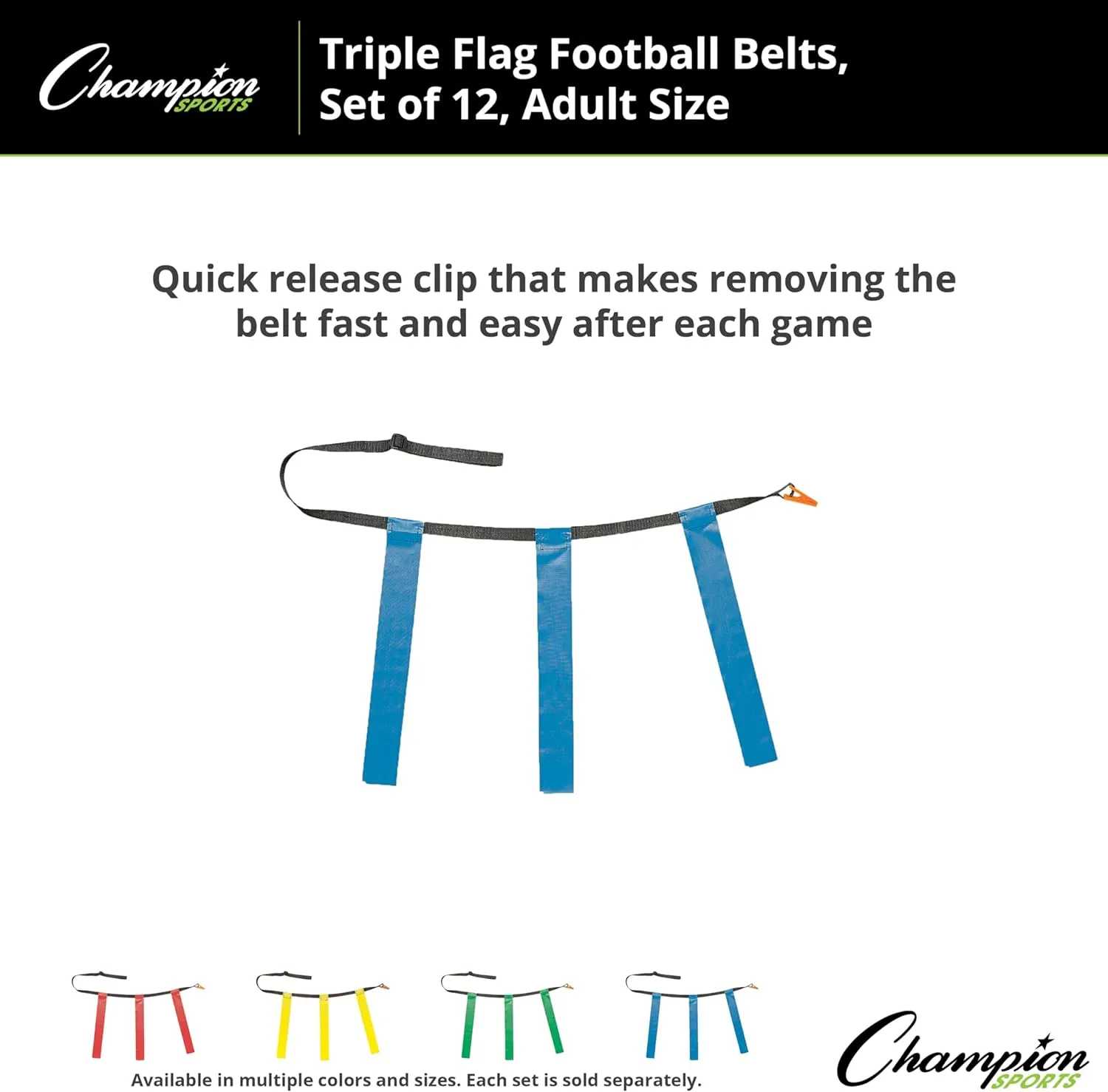 Champion Sports unisex-adult Flag Football Set