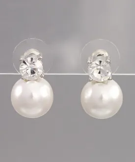 Crystal and Pearl Studs