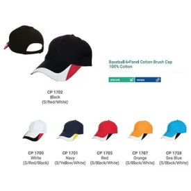 Fashionable Cotton Baseball Cap 6 Panel