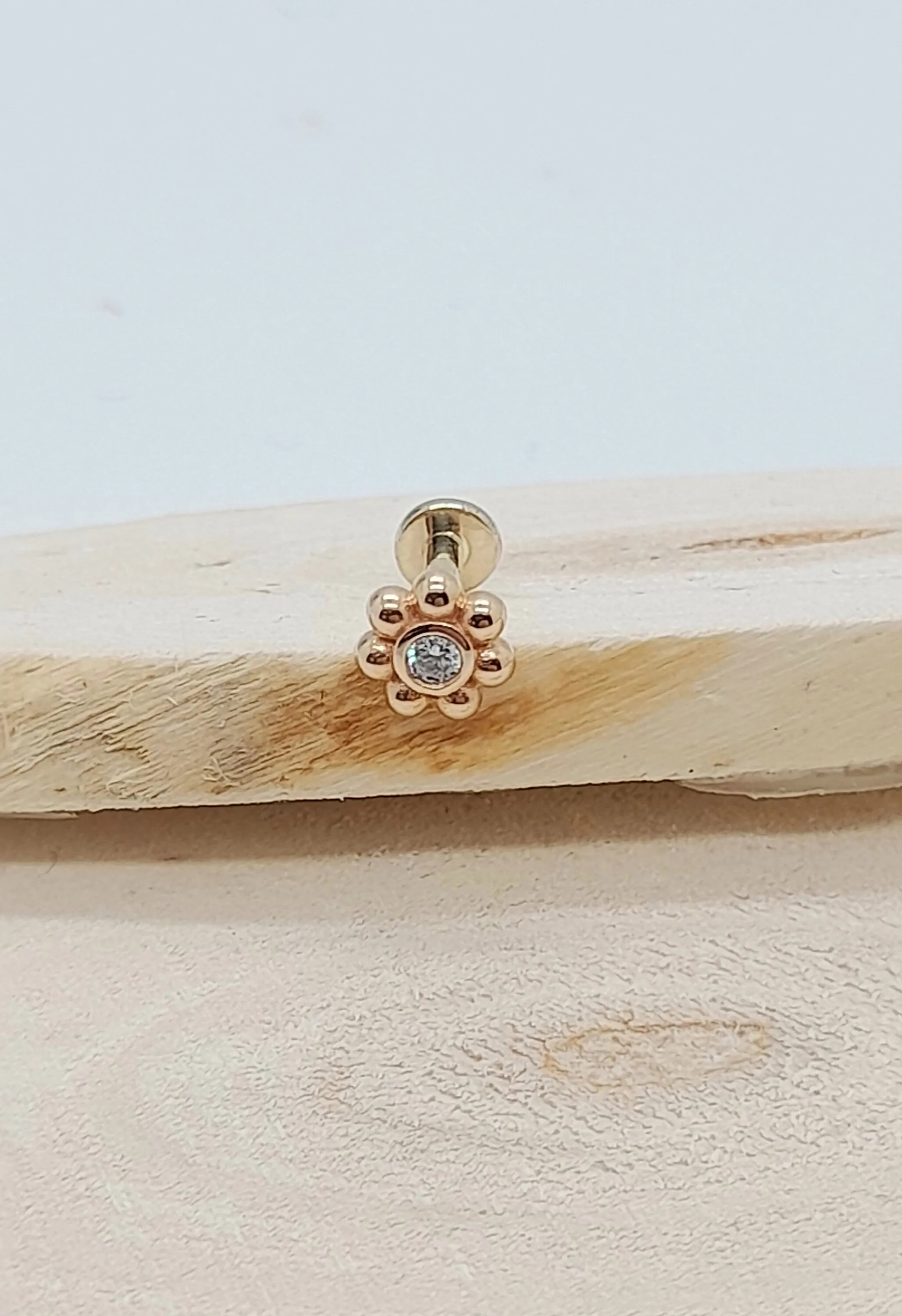 Flower Labret Stud