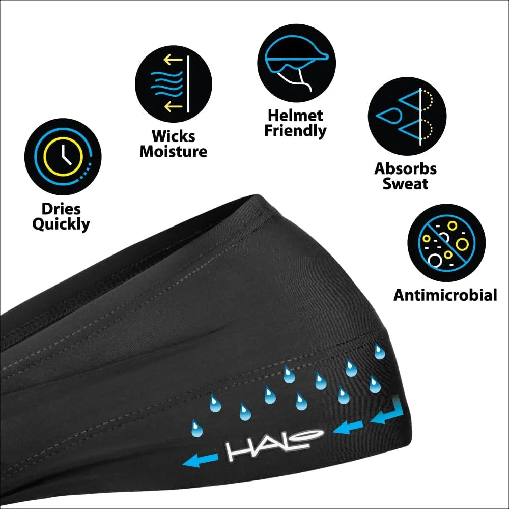 Halo Headband AIR Series-Bandit - 4" Wide Pullover Sweatband for Men and Women- Keeps Hair in Place and Sweat Off Your Face