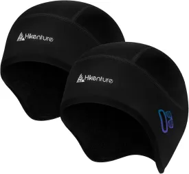 Hikenture Skull Cap Helmet Liner with Glasses Holes, Winter Thermal Cycling Cap for Men & Women, Cycling Hat Beanie