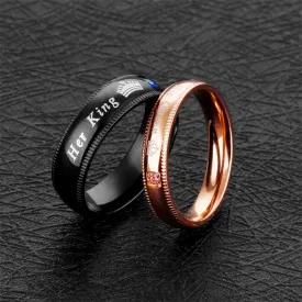 His Queen Her King Rings