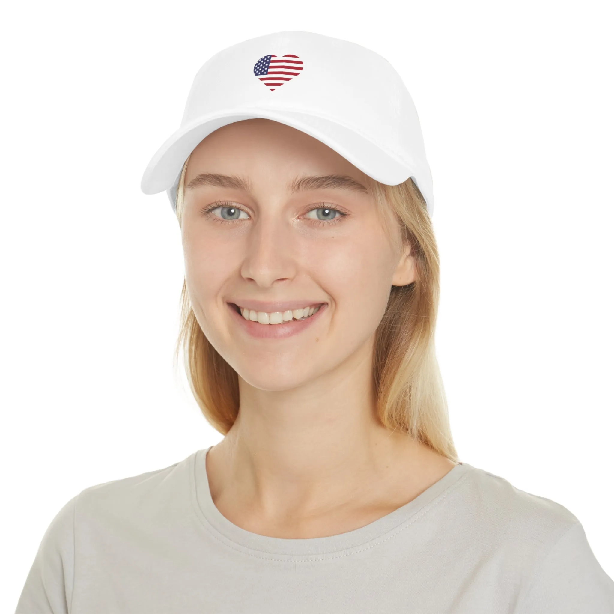 I Love USA Low Profile Baseball Cap