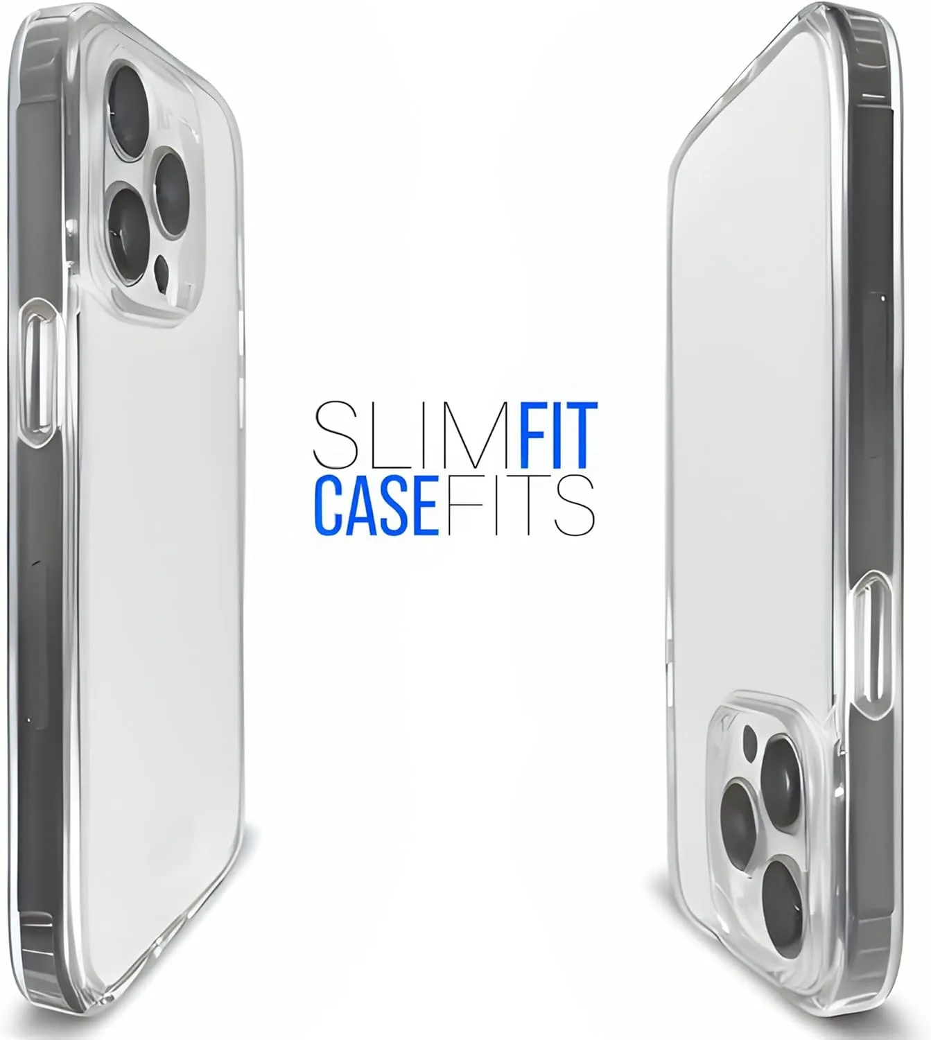 iPhone Protective Case - Slim, [10ft Drop Protection], Anti-Yellowing, Scratch Resistant, Raised Edges