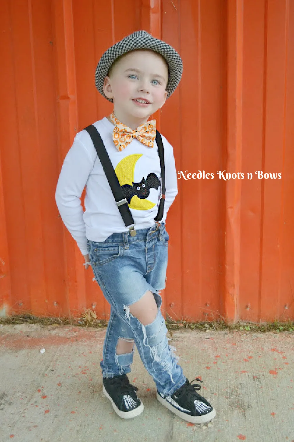 Jack o' Lantern Halloween Bow Tie, Pumpkins
