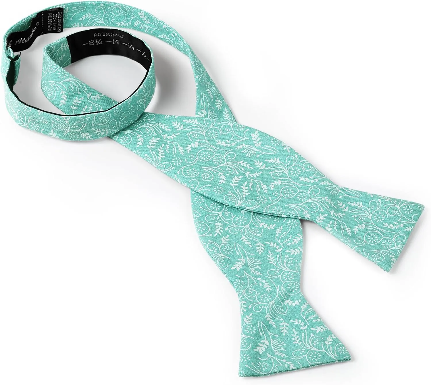Jacob Alexander Men's Self Tie Freestyle Floral Bow Tie