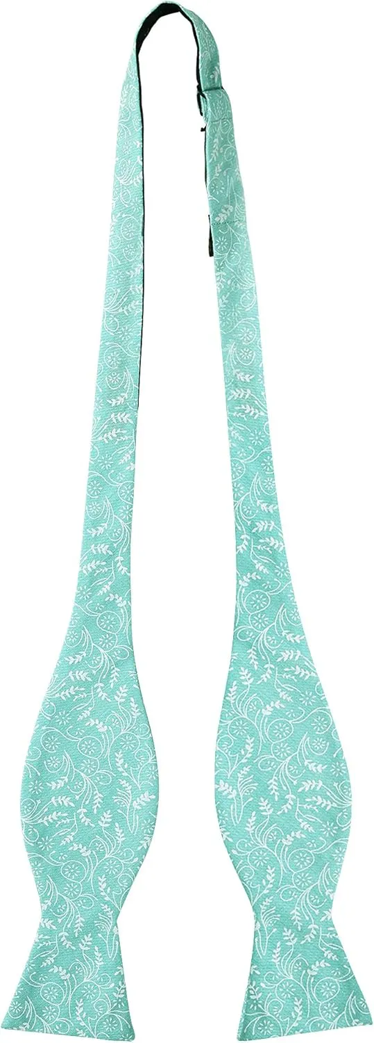 Jacob Alexander Men's Self Tie Freestyle Floral Bow Tie
