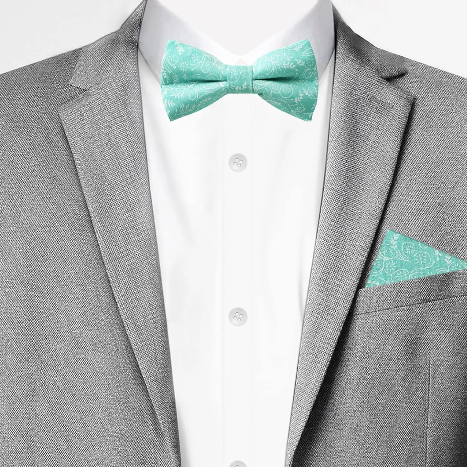 Jacob Alexander Men's Self Tie Freestyle Floral Bow Tie