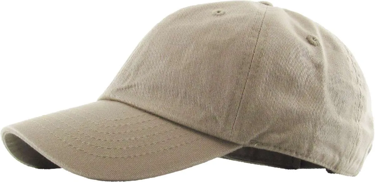 Kids Premium Baseball Cap Khk