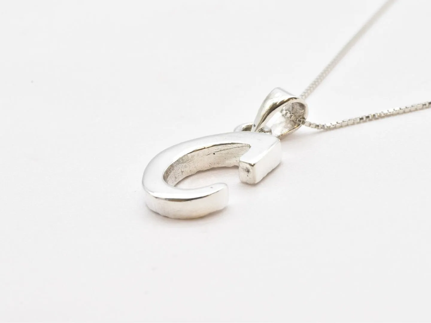 Letter C Pendant - Capital C Pendant - Personalized Necklace