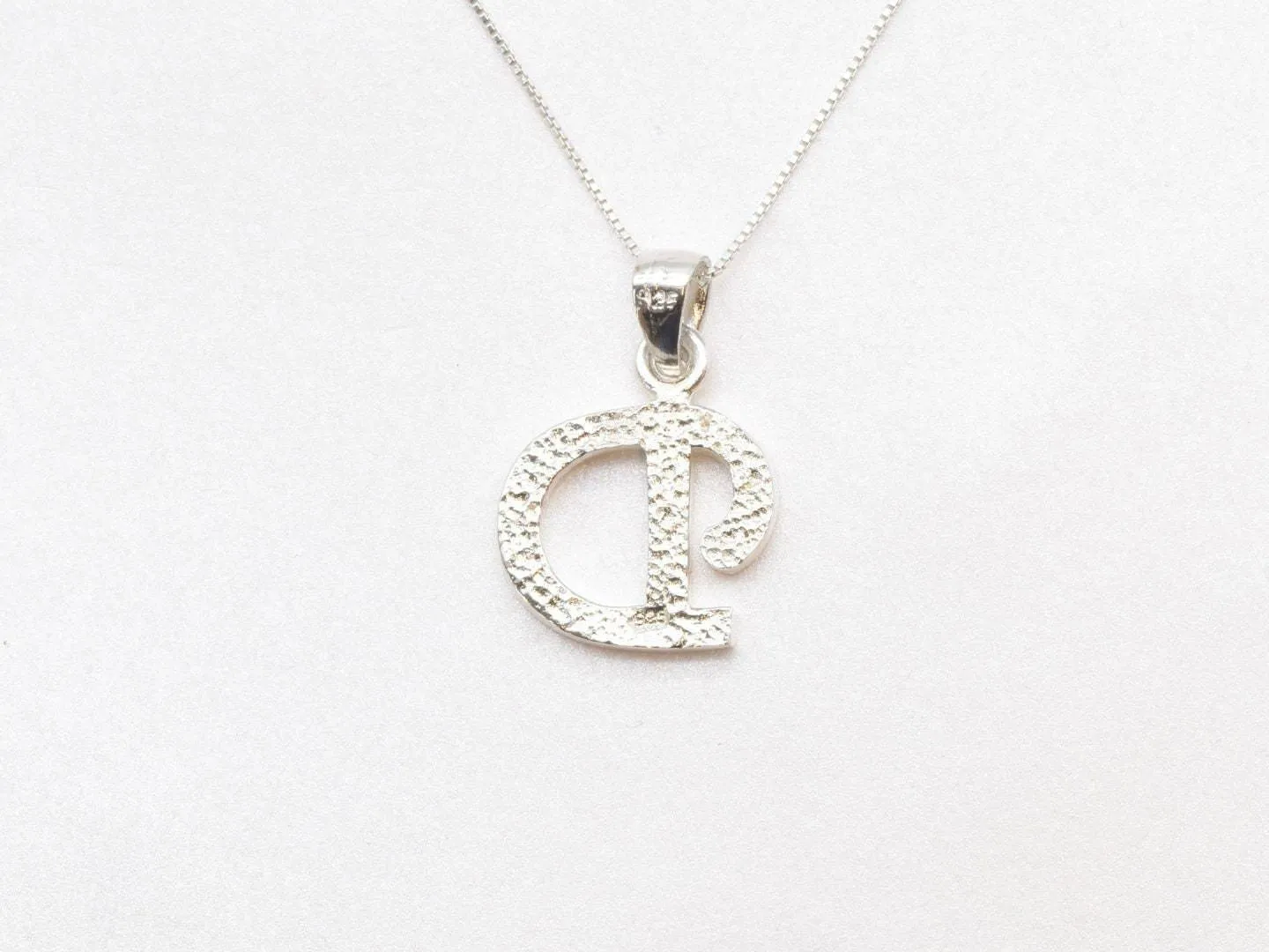 Letter D Pendant - Name Initial Pendant - Personalized Letter Necklace