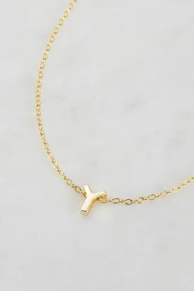 Letter Necklace Y