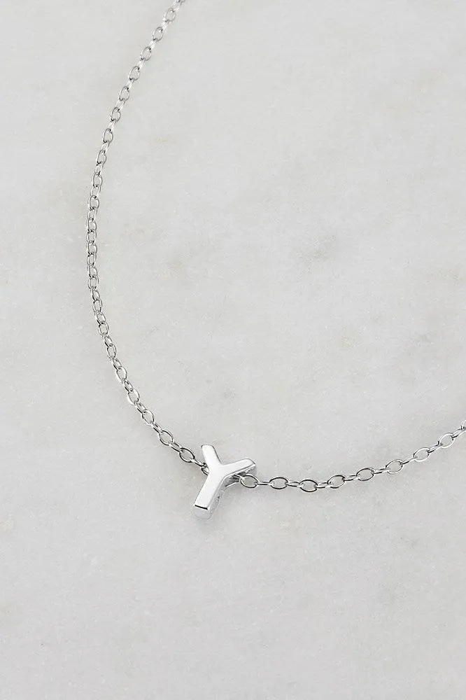 Letter Necklace Y