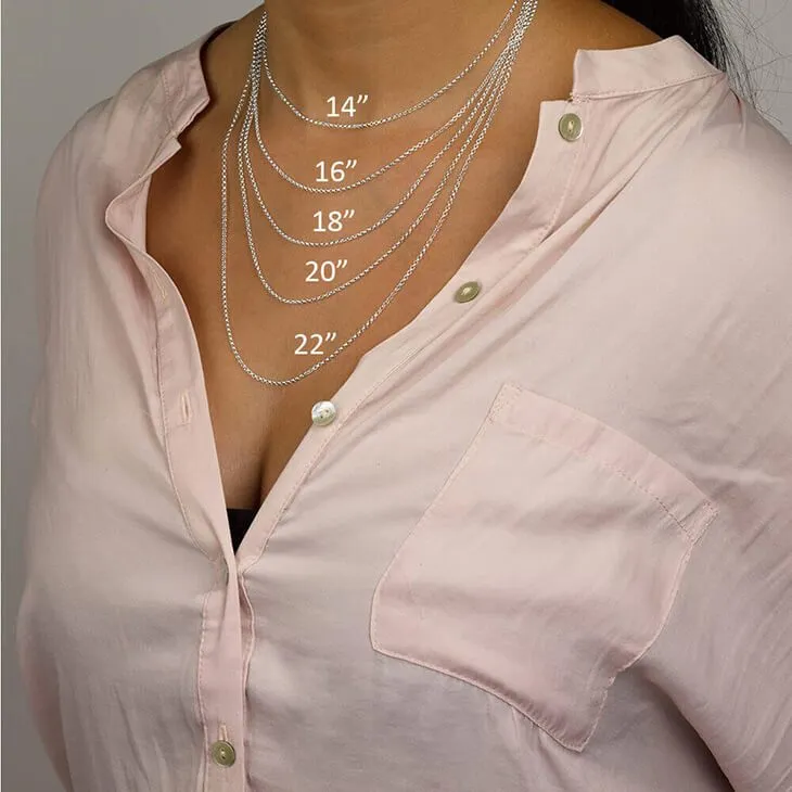 Letter Pendant Necklace Rose Gold Plated