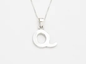 Letter Q Pendant - Initial Q Necklace - Personalized Gift