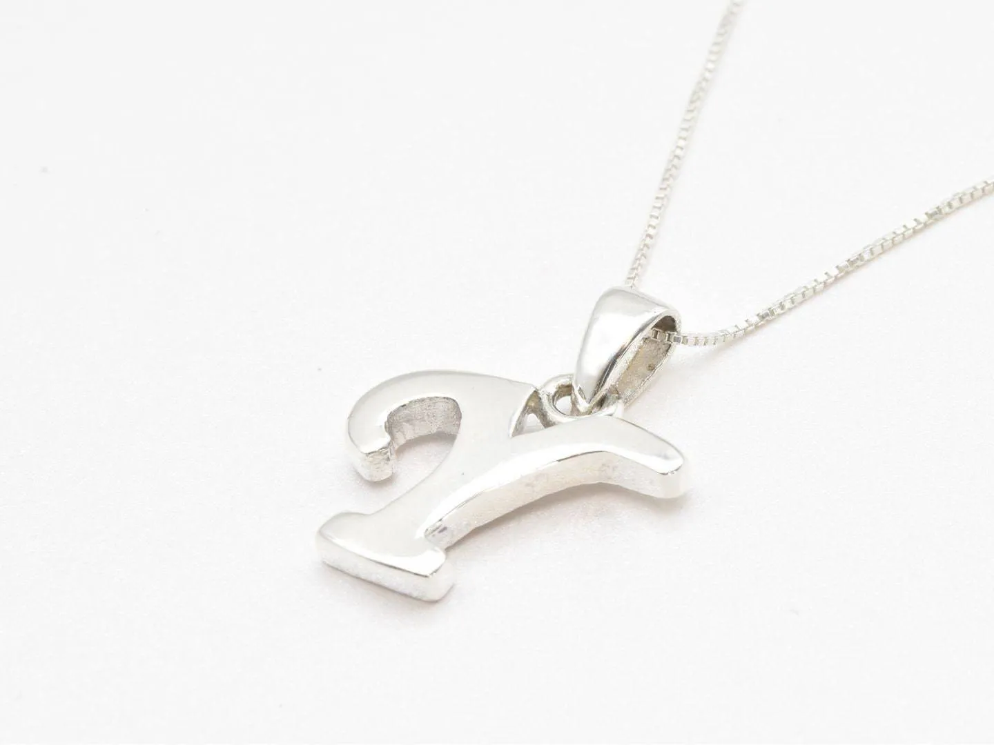 Letter Y Pendant - Name Initial Pendant - Personalized Necklace