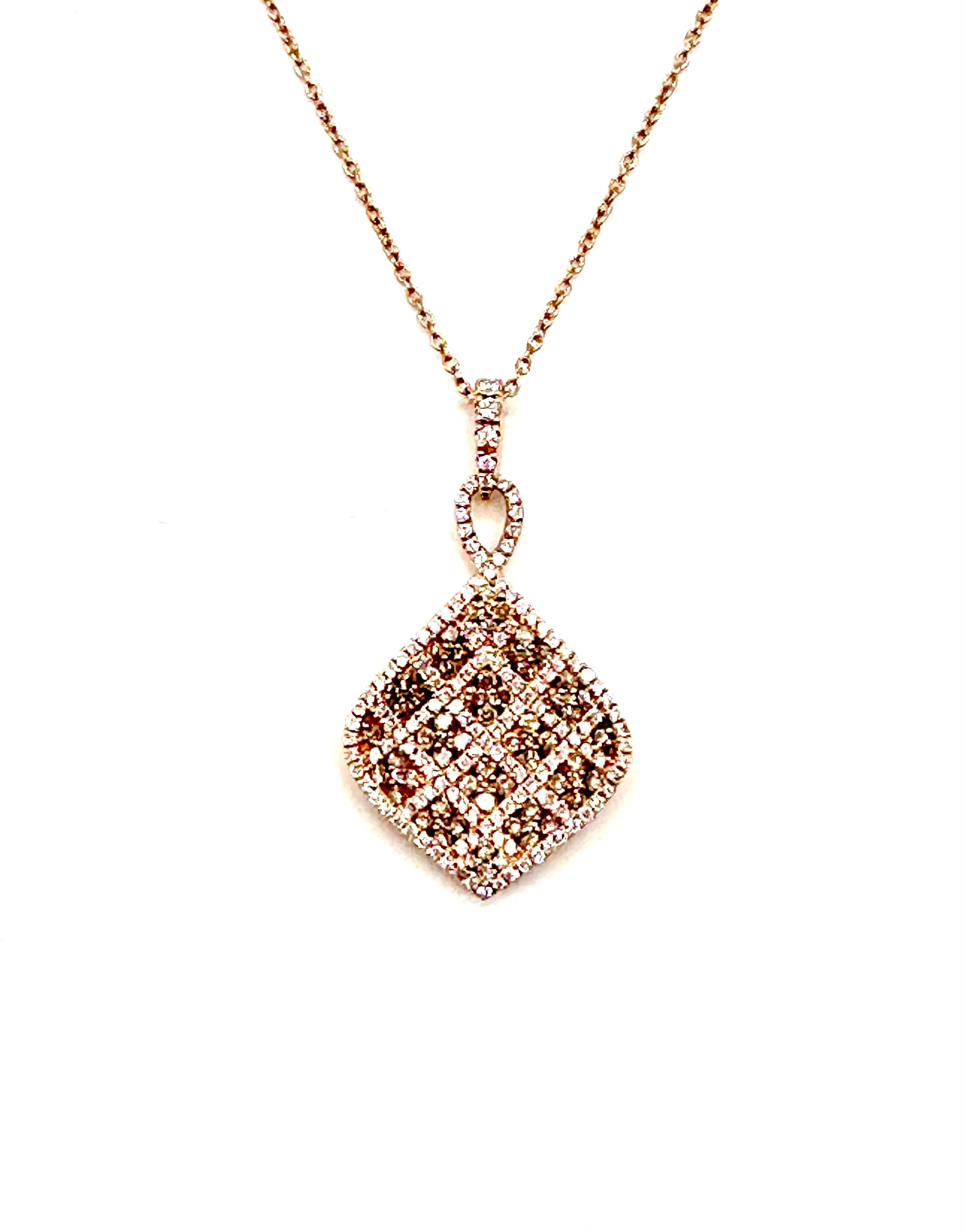 LeVian Chocolate & Vanilla Diamond Pendant & Necklace