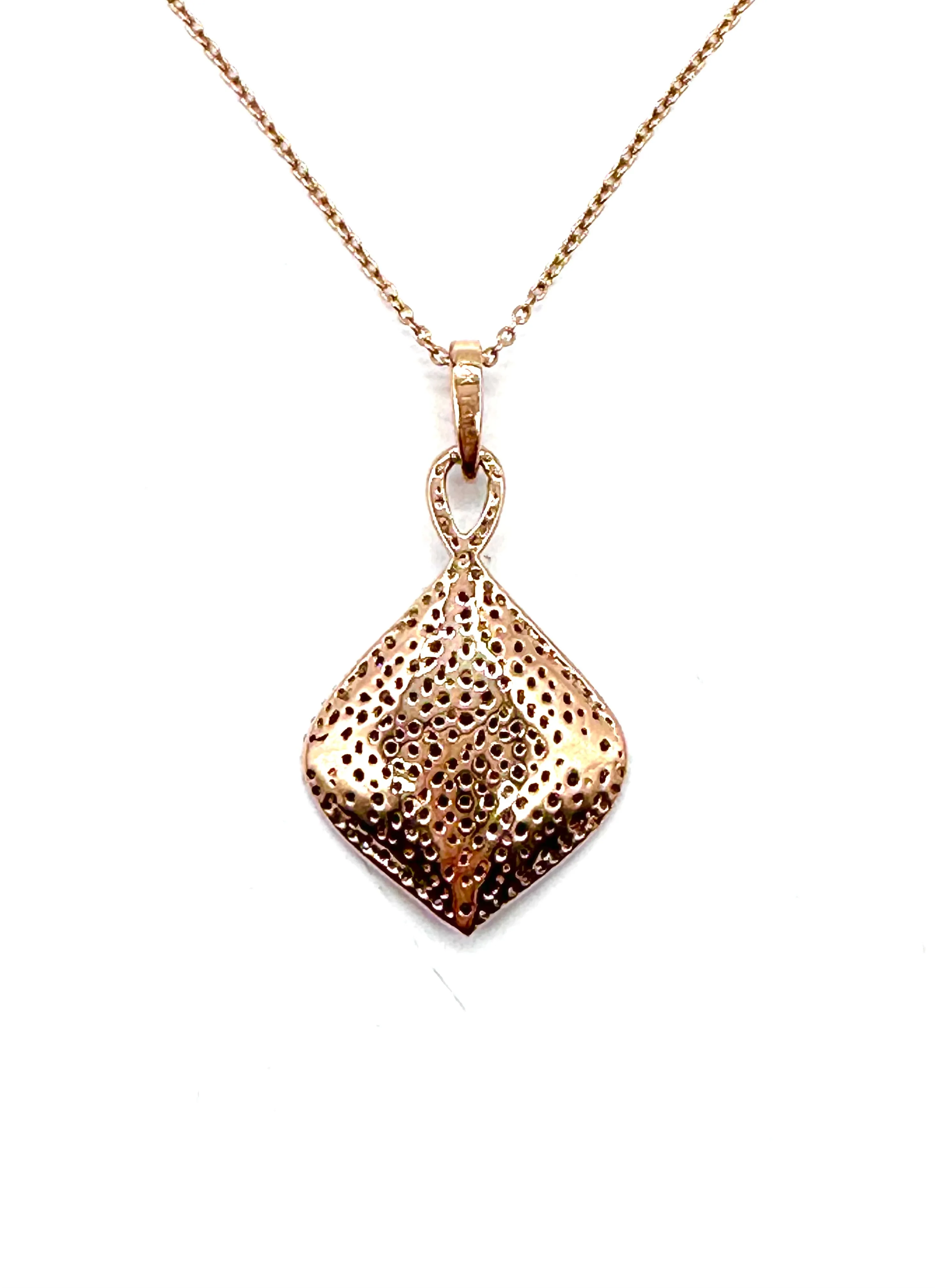 LeVian Chocolate & Vanilla Diamond Pendant & Necklace
