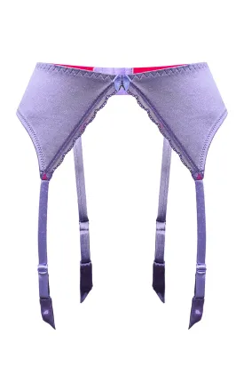 Lupina purple garter belt