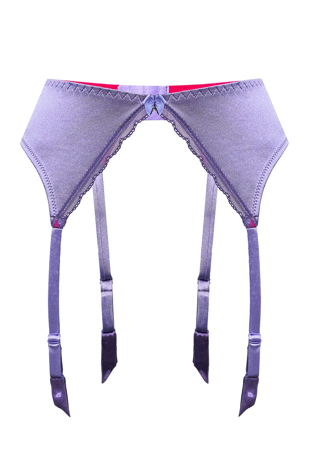 Lupina purple garter belt