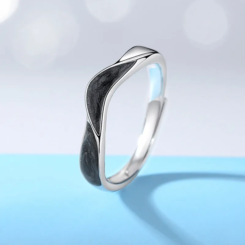 Matching His and Hers Anniversary Rings Set
