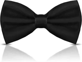 Men's Bow Ties Solid Color Pre-Tied Bow Tie Satin Formal Tuxedo Bowtie Adjustable Neck Bowtie for Men Wedding Party