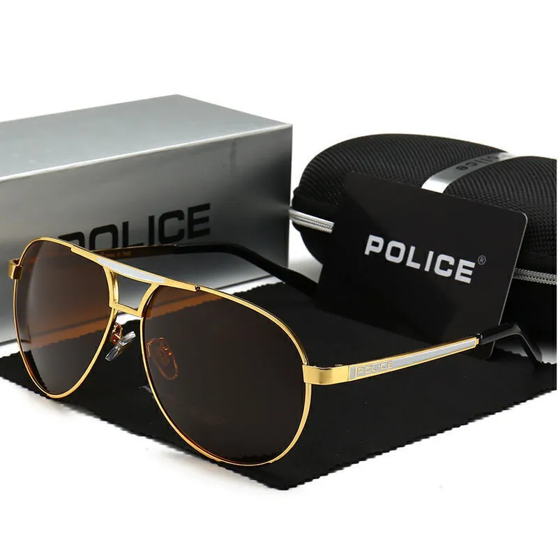 Mens Polarized Police Sunglasses
