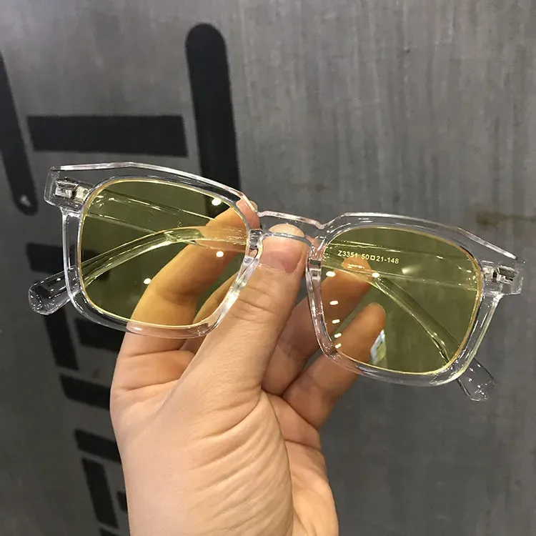 Men's Polygon Meter Nail Square Sunglasses