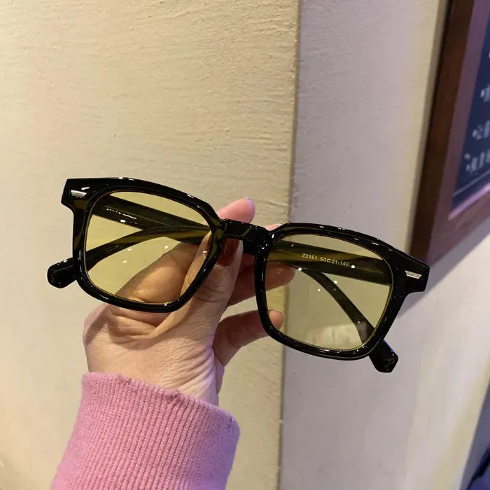 Men's Polygon Meter Nail Square Sunglasses