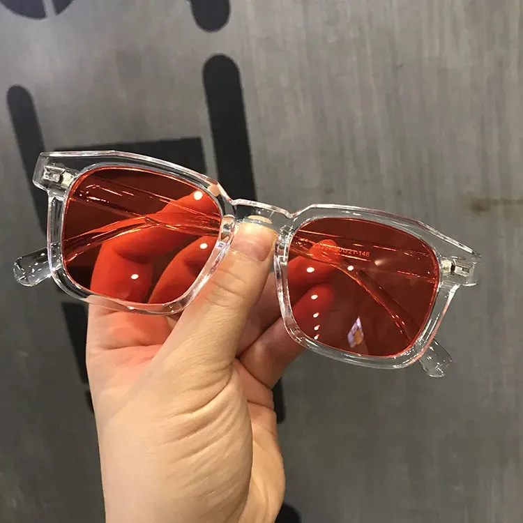 Men's Polygon Meter Nail Square Sunglasses