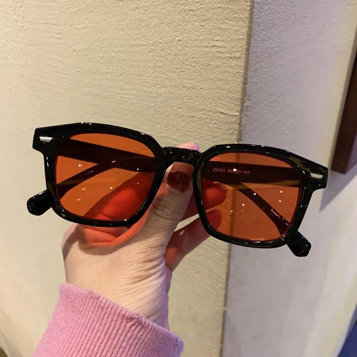 Men's Polygon Meter Nail Square Sunglasses