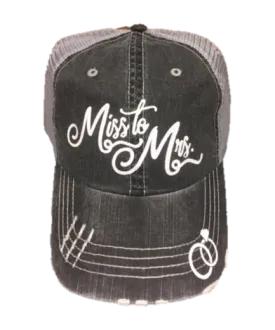 Miss to Mrs. Trucker Cap CFW007
