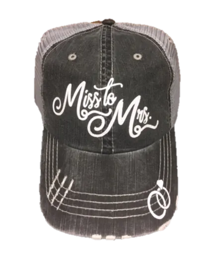 Miss to Mrs. Trucker Cap CFW007