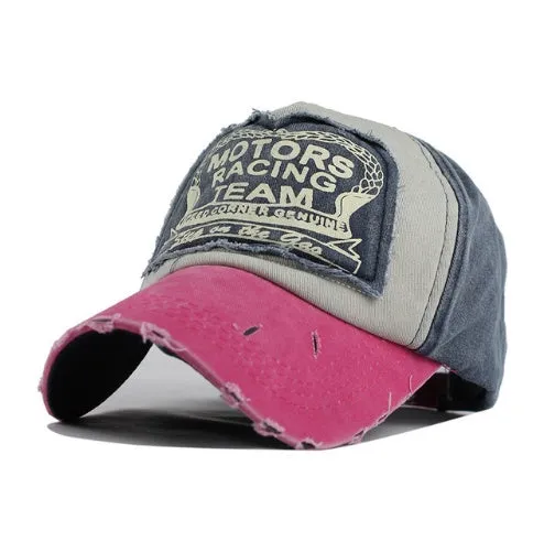 Multicolor Cotton Baseball Cap